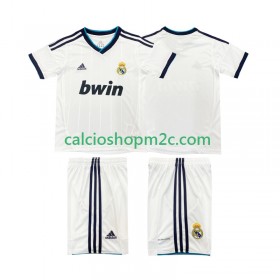Real Madrid 2012 2013 Retro Bambino Maglia Prima Manica Corta